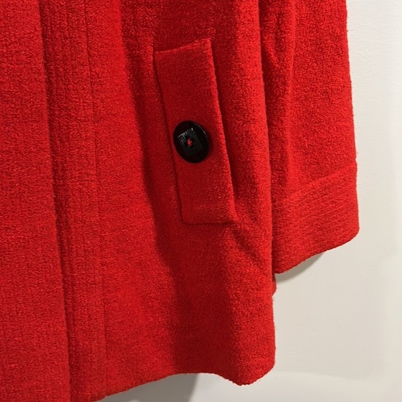 600 West - red wool coat/cape, small - Picture 5 of 8